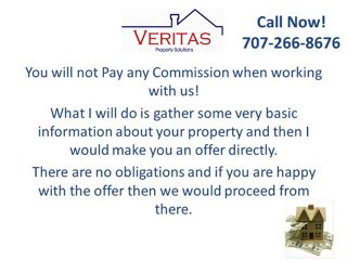 Sell Home or House Fast! Fairfield, California