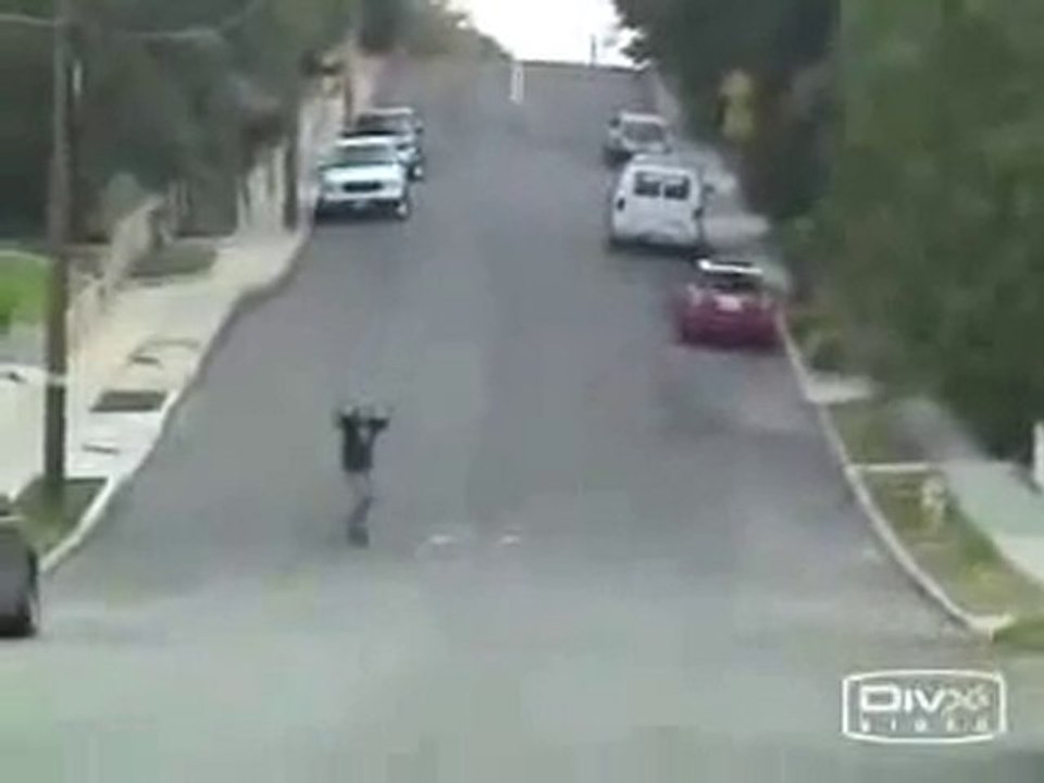 Skate Downhill Faceplant