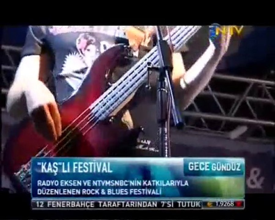 Kaş  ta düzenlenen rock & blues festivali
