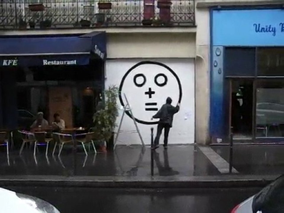 La tête à Toto au mur Saint Martin