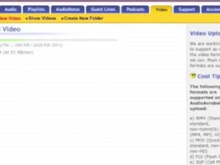Create and Stream Video Using the Upload Feature