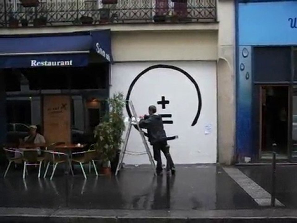 La tête à Toto au mur Saint Martin