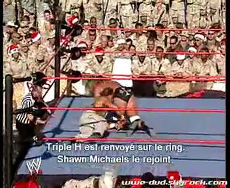 WWE Tribute to the Troops - Shawn Michaels Vs. HHH [Vostfr]