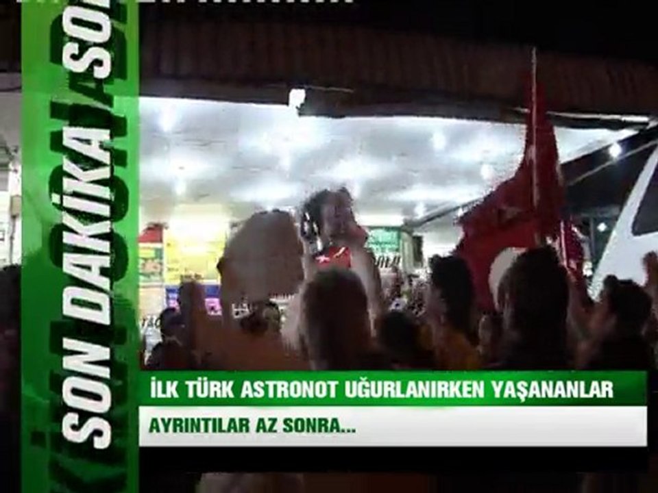 İlk Türk Astronot Uğurlanırken Yaşananlar