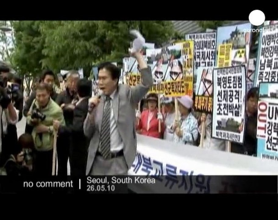 Demonstration in South Korea - no comment