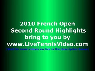 Andy Roddick French Open 2010 vs Blaz Kavcic