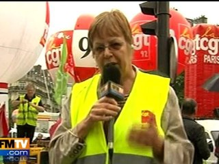 Début des manifestations pour les retraites