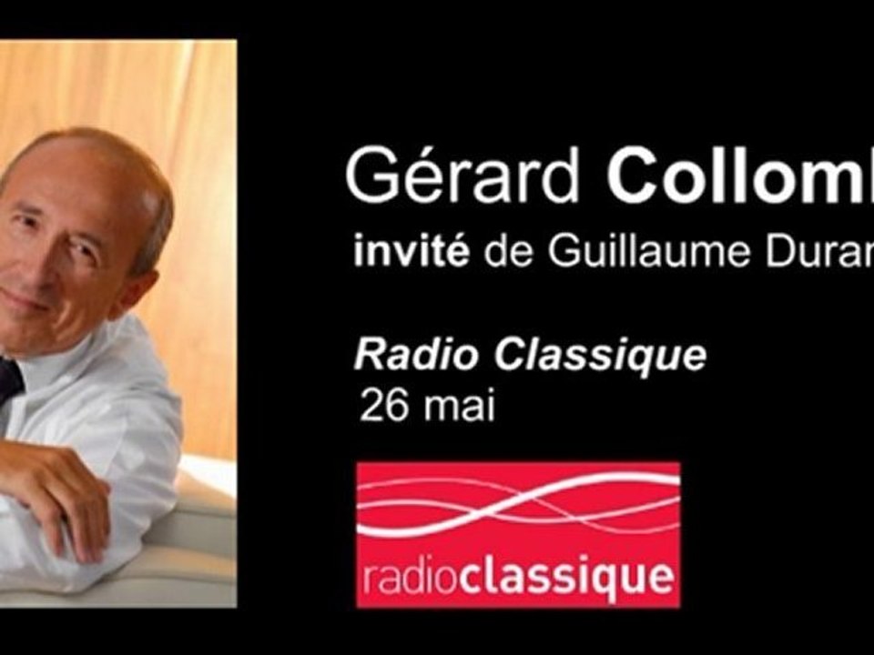 Gérard Collomb, invité de Guillaume Durand - Radio Classique