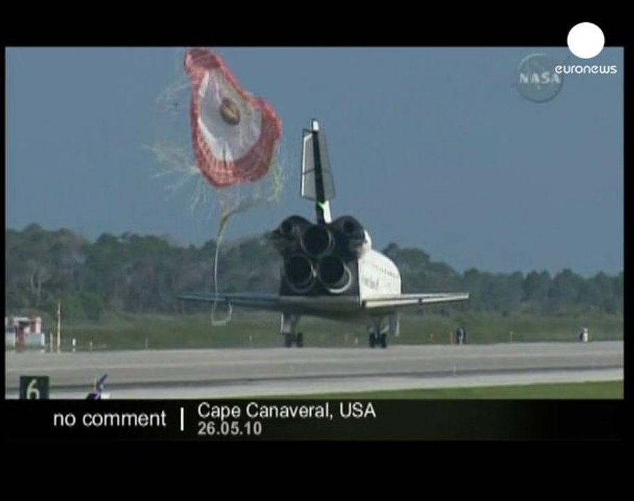 Space shuttle Atlantis lands in Cape Canaveral - no comment