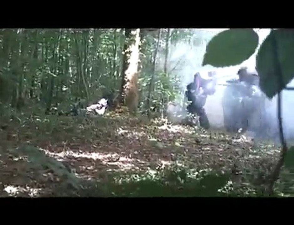 Big game paintball Sancergues - Prise du pont