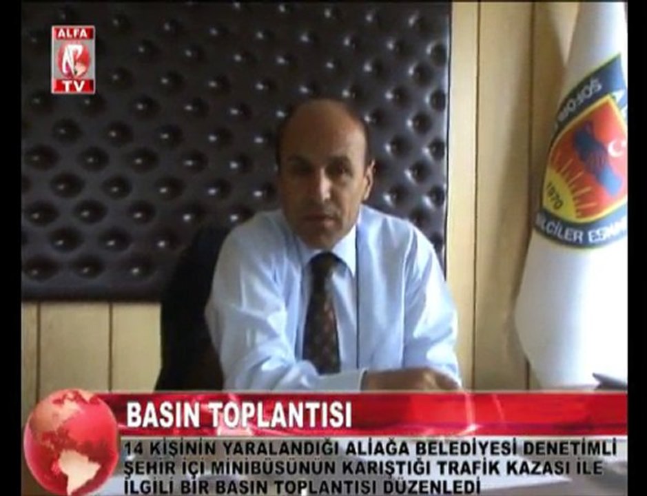 aliağa şoförler odası başkanı erdinç şen açıklama