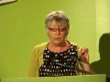 Muriel Gerkens au congrès socio-économique d'Ecolo