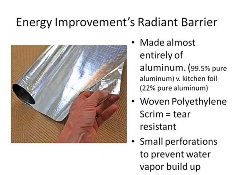 Learn what Radiant Barrier is by Energy Improvements