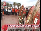 aliağa 19 mayıs çelenk koyma töreni