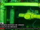 Logra BP frenar por el momento el derrame petrolero con téc