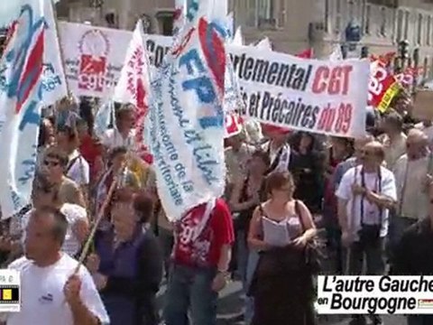 MANIFESTATION POUR LES RETRAITES 27 MAI 2010 AUXERRE - parti