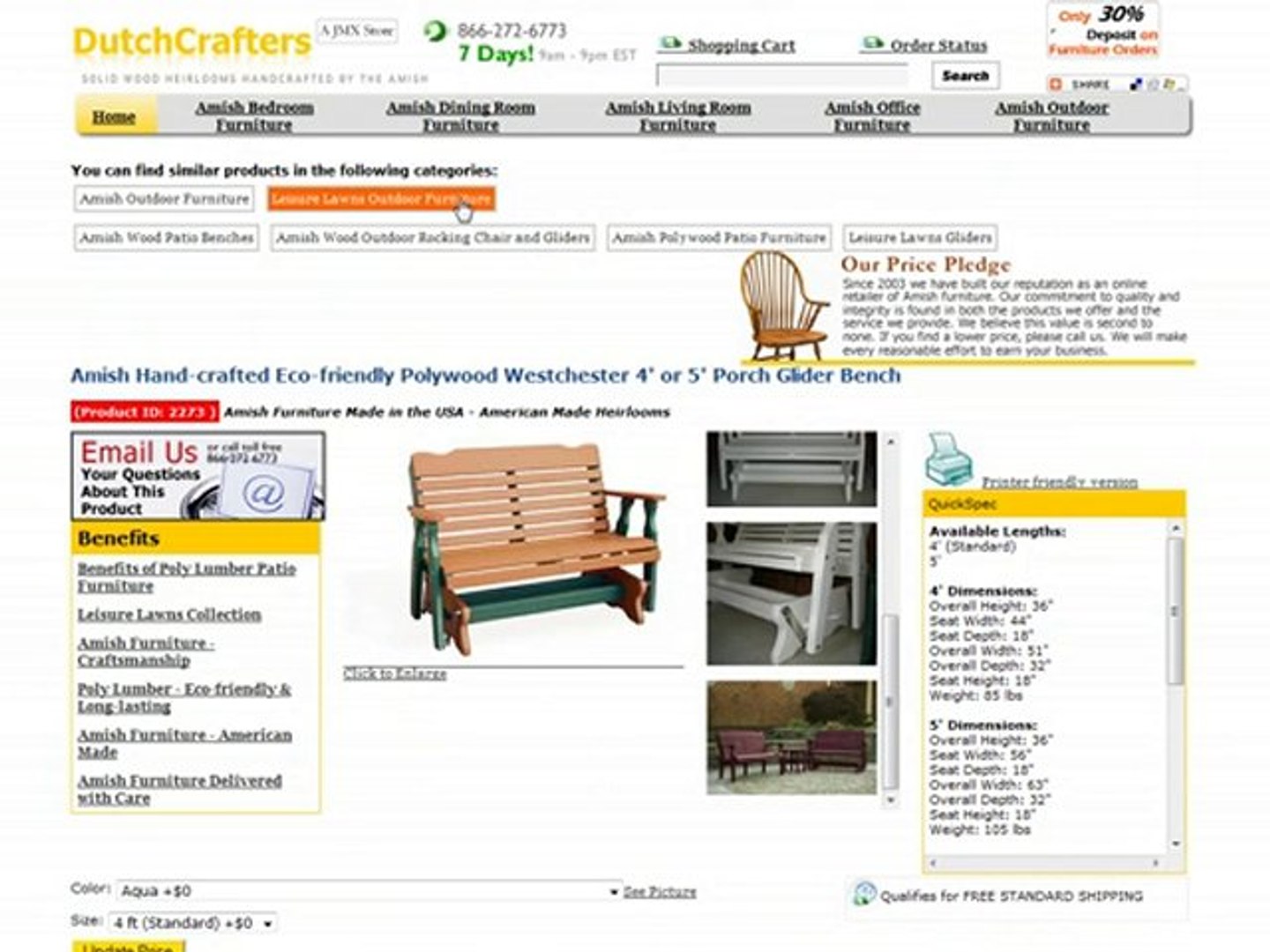 Dutchcrafters Polywood Furniture Video Dailymotion