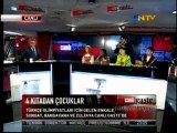 Türkçe Olimpiyat öğrencileri NTV de öğretmen Selman Şimşek