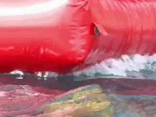 Sailing in an Inflatable Castle