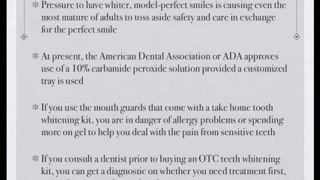Duluth Dentists Duluth Dentist OTC whitening safe?