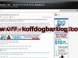 Bark Off - How to Stop Dog Barking
