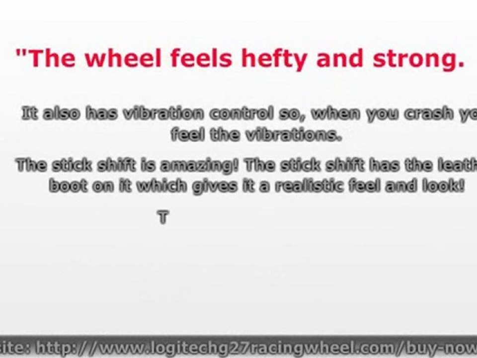 Logitech G27 Racing Wheel Review