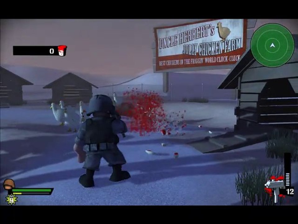 Foreign Legion: Buckets of Blood et la poulet geant