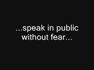 Boost confidence and self esteem through Public Speaking