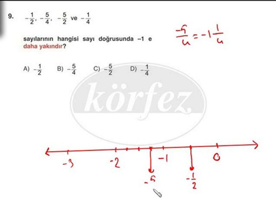 7.Sınıf Rasyonel Sayılar Çözümlü Örnek Video Ders-1
