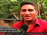 Daños a infraestructura por lluvias en Nicaragua