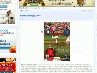 Baseball Mogul 2007 download free pc game