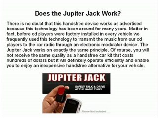 Jupiter Jack - Handsfree Blackberry and iPhone Device