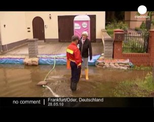 Floods in Germany near the River Oder - no comment
