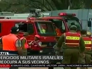 Israel continúa con ejercicios militares
