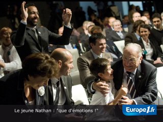 Le jeune Nathan : "que d'émotions !"