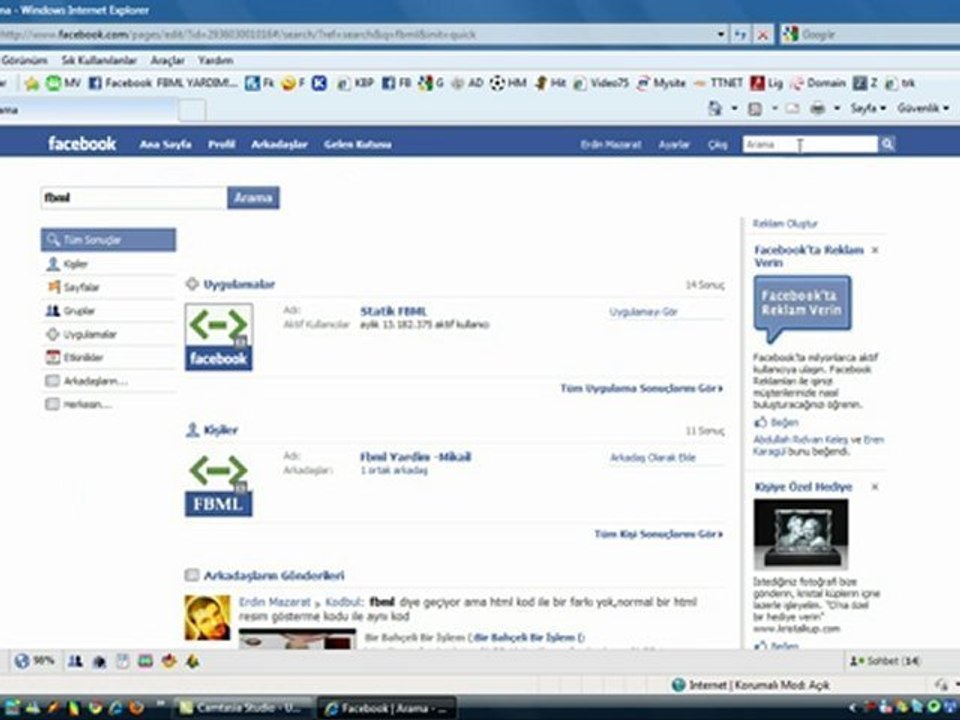 Facebookta Fbml Uygulaması Nasıl Aktiv Edilir