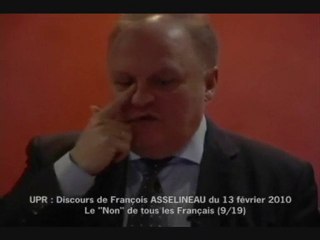 François Asselineau - Discours 2010 [3x5 FR]