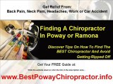 Chiropractic Adjustment Ramona Chiropractor Adjustment Powa
