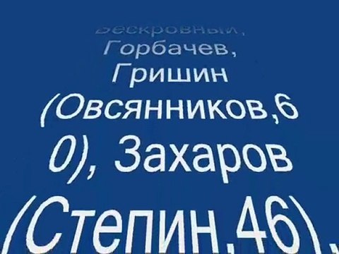 12 тур 12 июня Факел-Сатурн 0-1