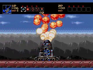 Playtrough Probotector/Contra : Hard Corps PART 9 - STAGE 5C