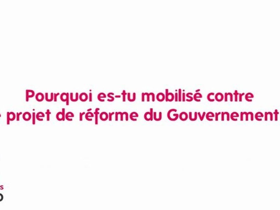 Pourquoi se mobiliser contre cette réforme des retraites ?