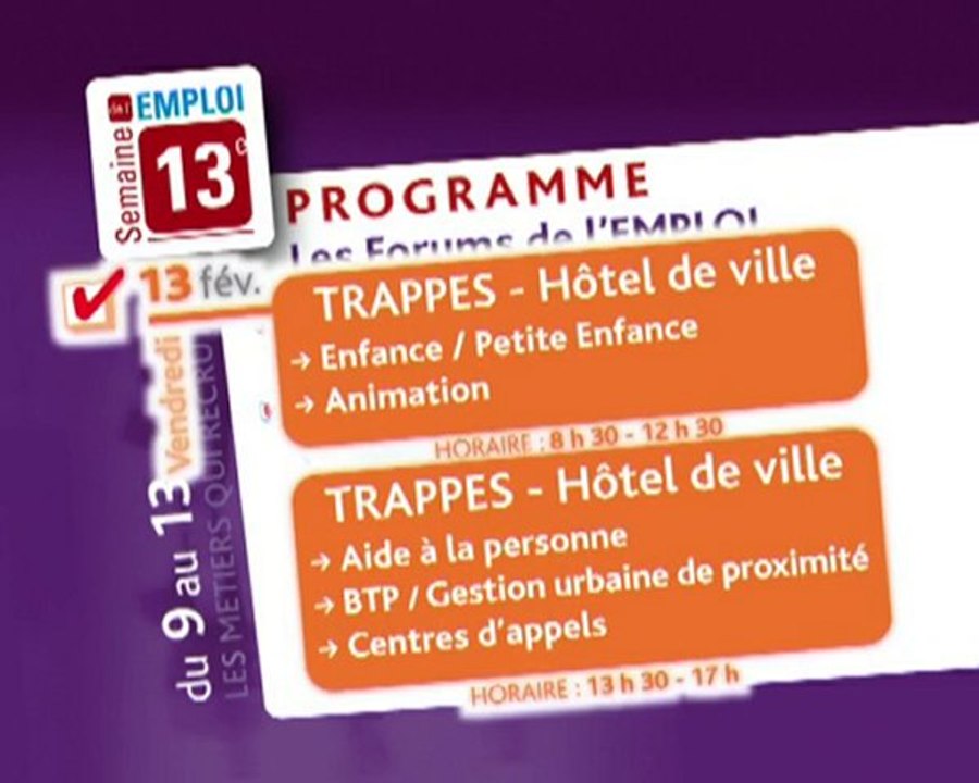 Pub - Semaine de l'emploi 2009