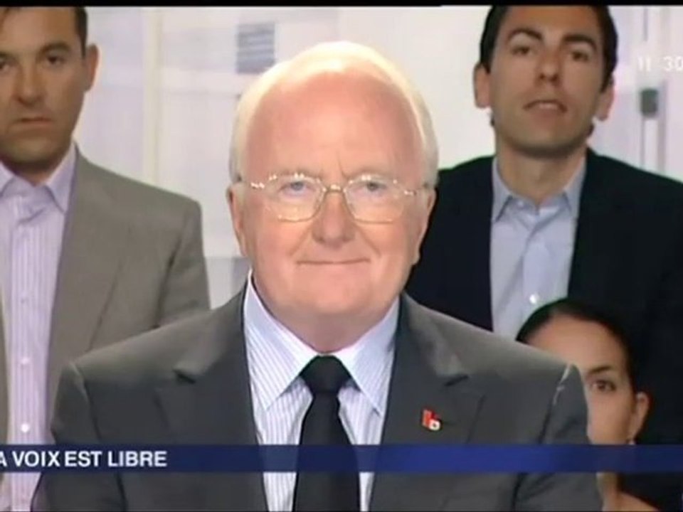 Michel Vauzelle - La voix est libre 29/05/2010 - France 3