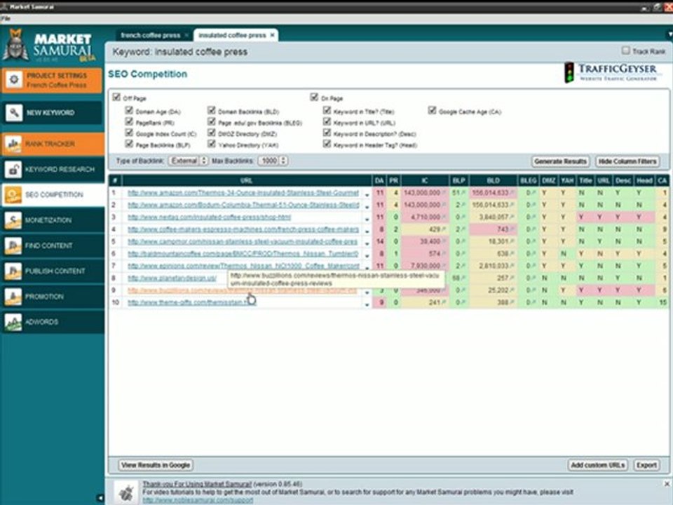 Keyword Research - video 5