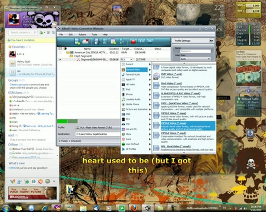 Cutting video for hani