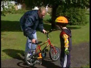 Big Train Learning How to Ride a Bike