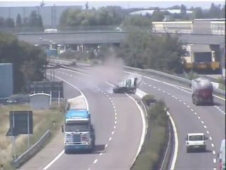 Série d'accident sur autoroute