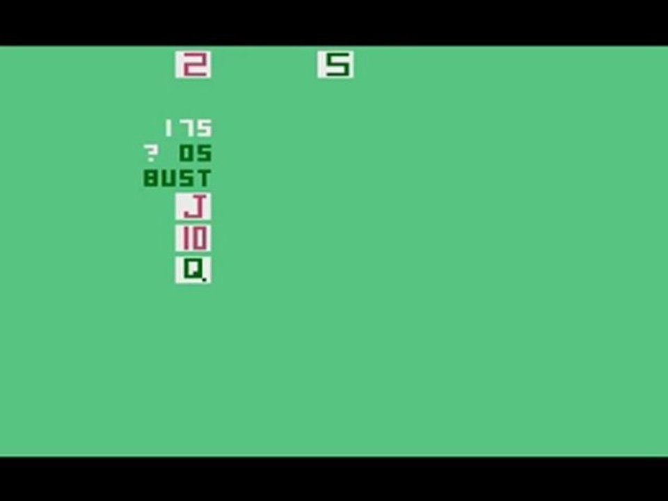 Blackjack for the Atari 2600