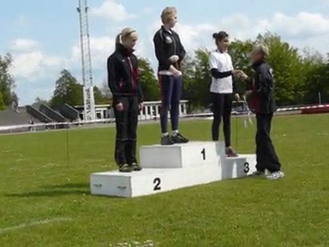Lærke + Cassandra medaljeoverrækkelse - Herning Games 2010