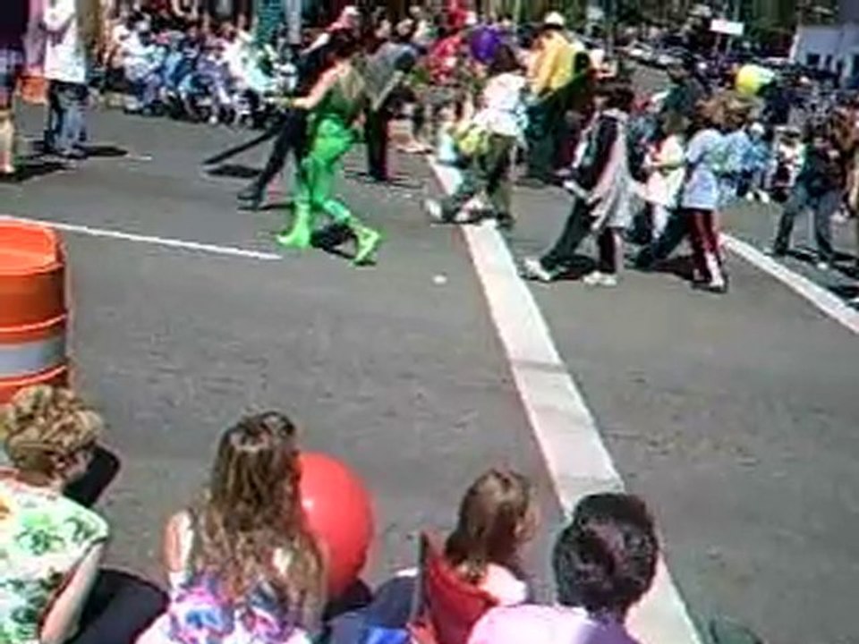Batman in a parade.